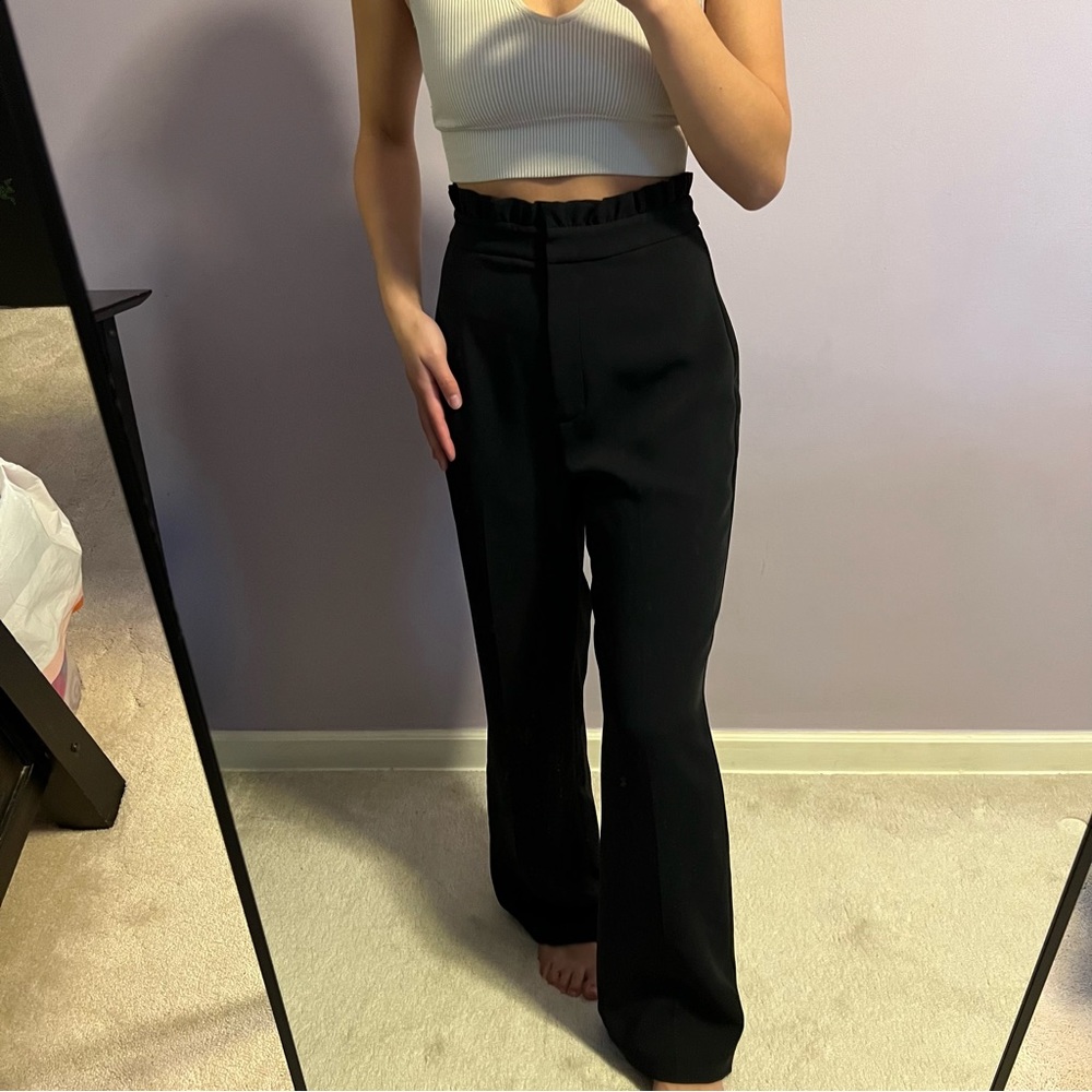 express wide leg super high rise pants